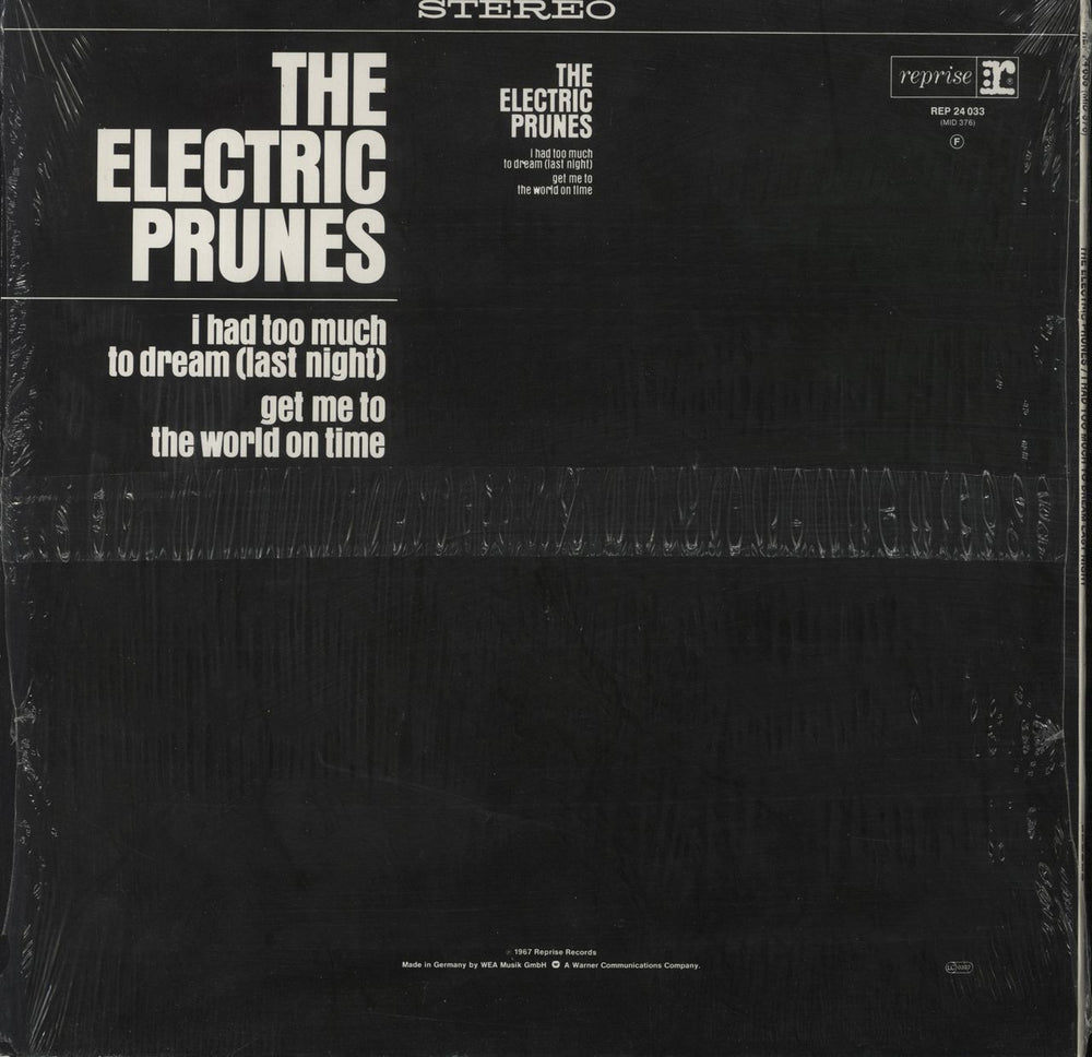 The Electric Prunes The Electric Prunes - shrink German vinyl LP album (LP record)