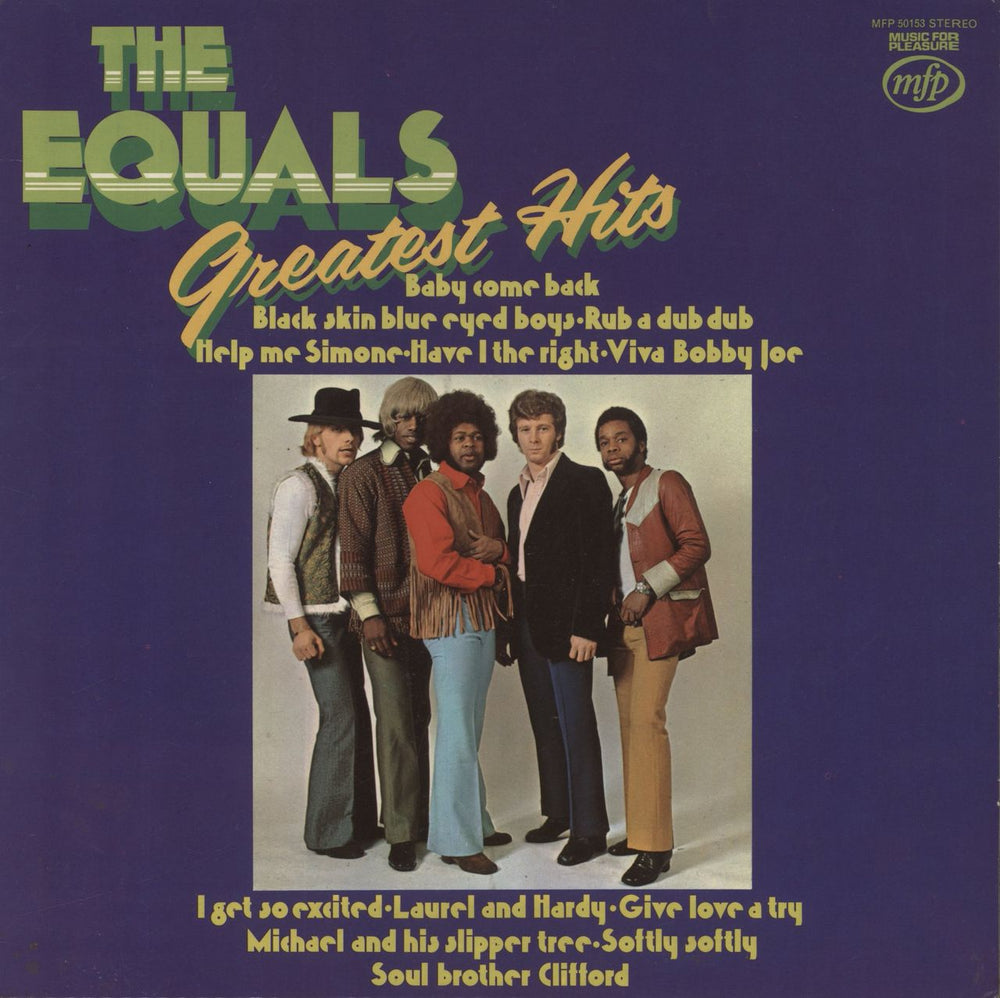 The Equals Greatest Hits UK vinyl LP album (LP record) MFP50153