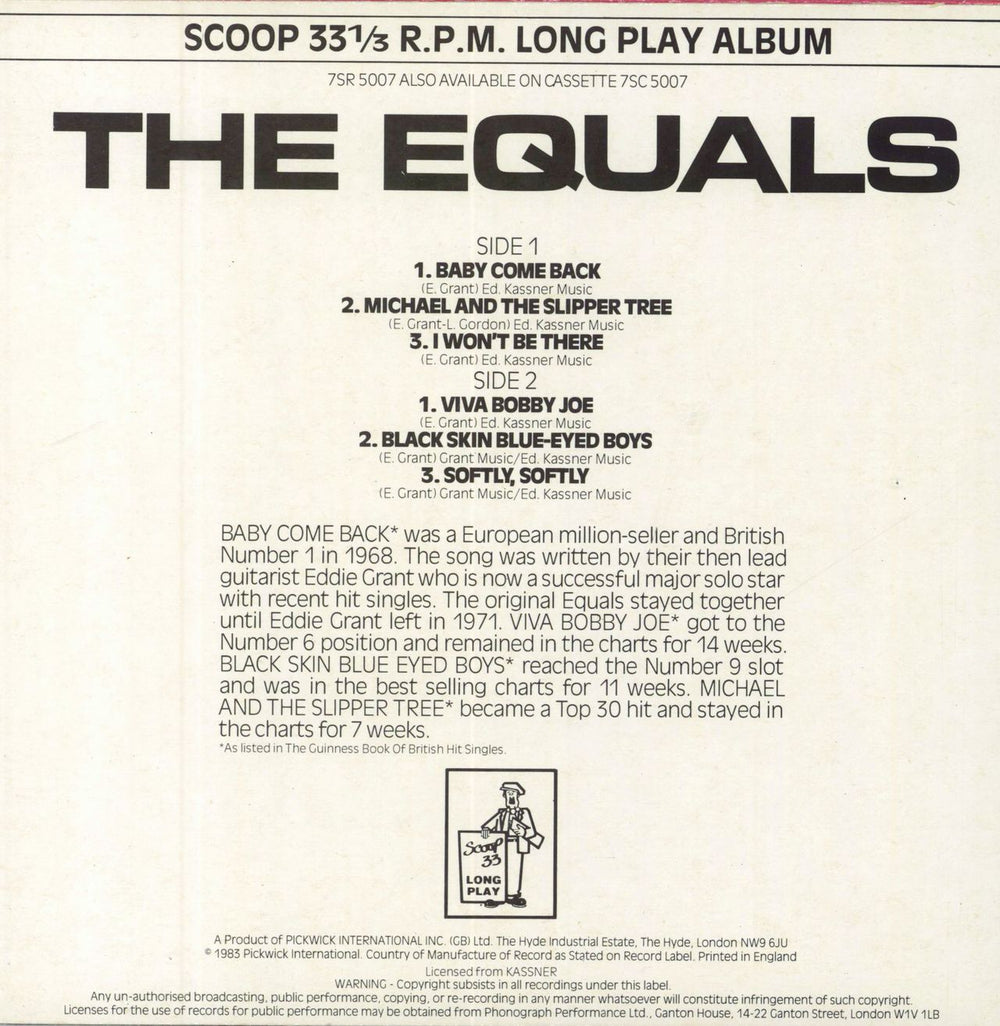 The Equals The Equals UK 7" vinyl single (7 inch record / 45)