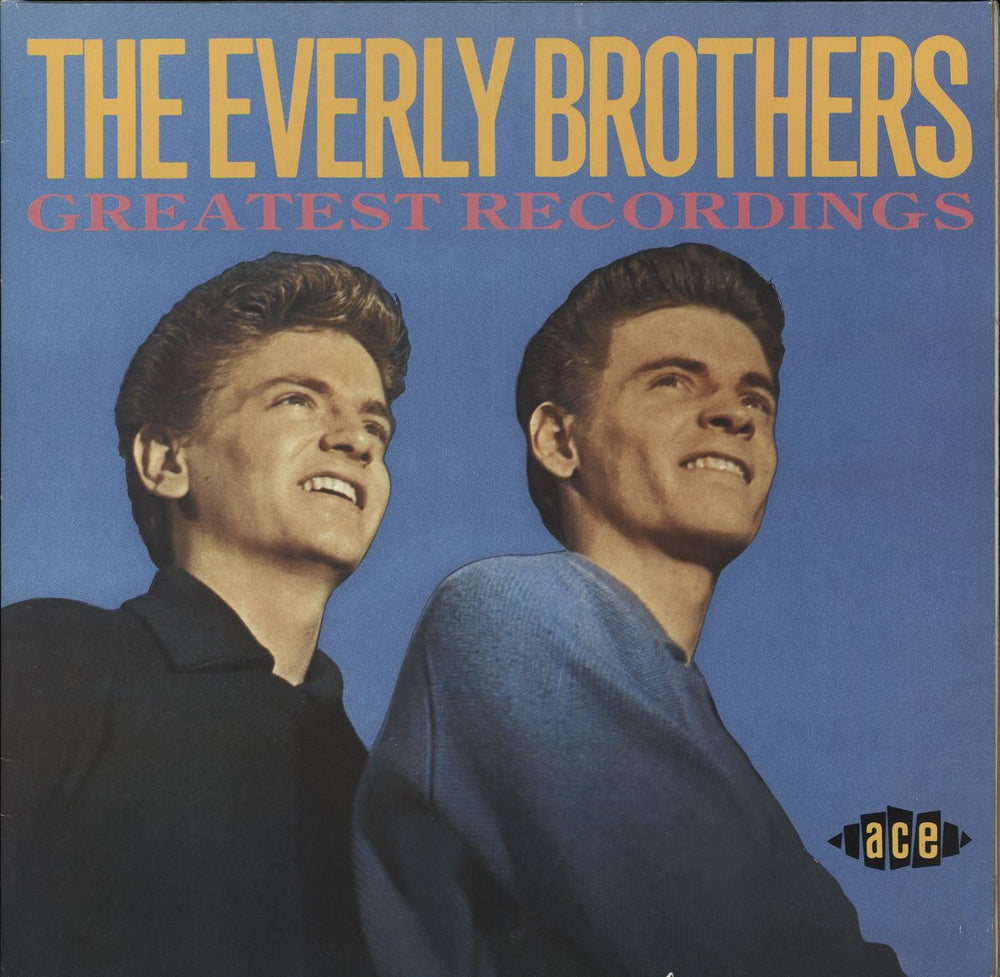 The Everly Brothers Greatest Recordings UK vinyl LP album (LP record) CHA194