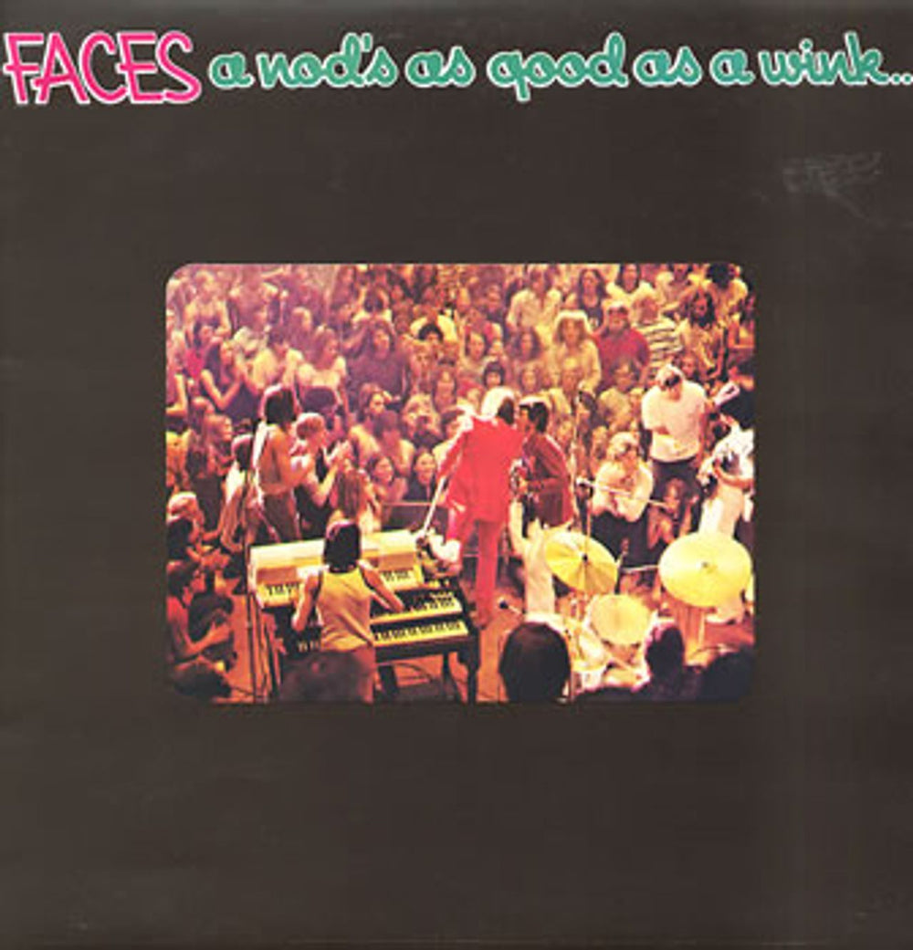 The Faces A Nod's As Good As A Wink... - 1st + Poster UK vinyl LP album (LP record) K56006