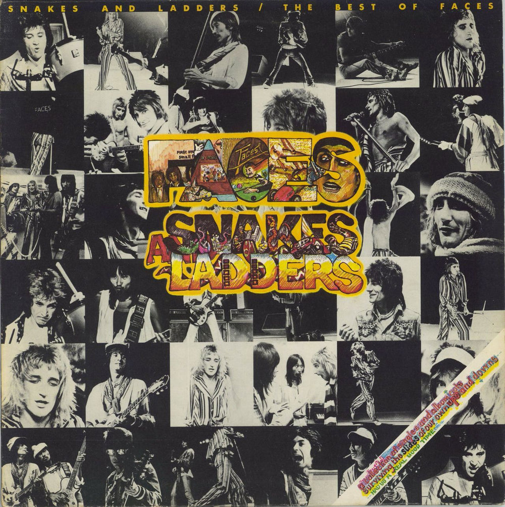 The Faces Snakes And Ladders - The Best Of The Faces UK vinyl LP album (LP record) K56172