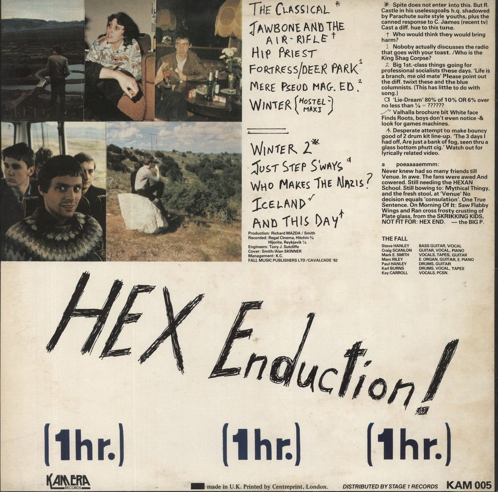 The Fall Hex Enduction Hour UK vinyl LP album (LP record)