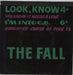 The Fall Look, Know - EX UK 7" vinyl single (7 inch record / 45) ERA004