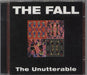 The Fall The Unutterable UK CD album (CDLP) EAGCD164