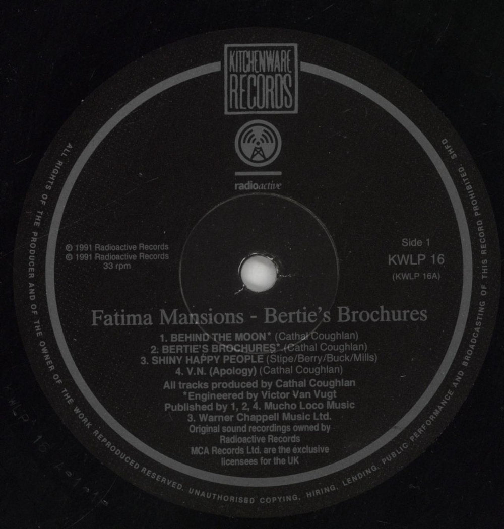 The Fatima Mansions Bertie's Brochures UK vinyl LP album (LP record) TFSLPBE528989