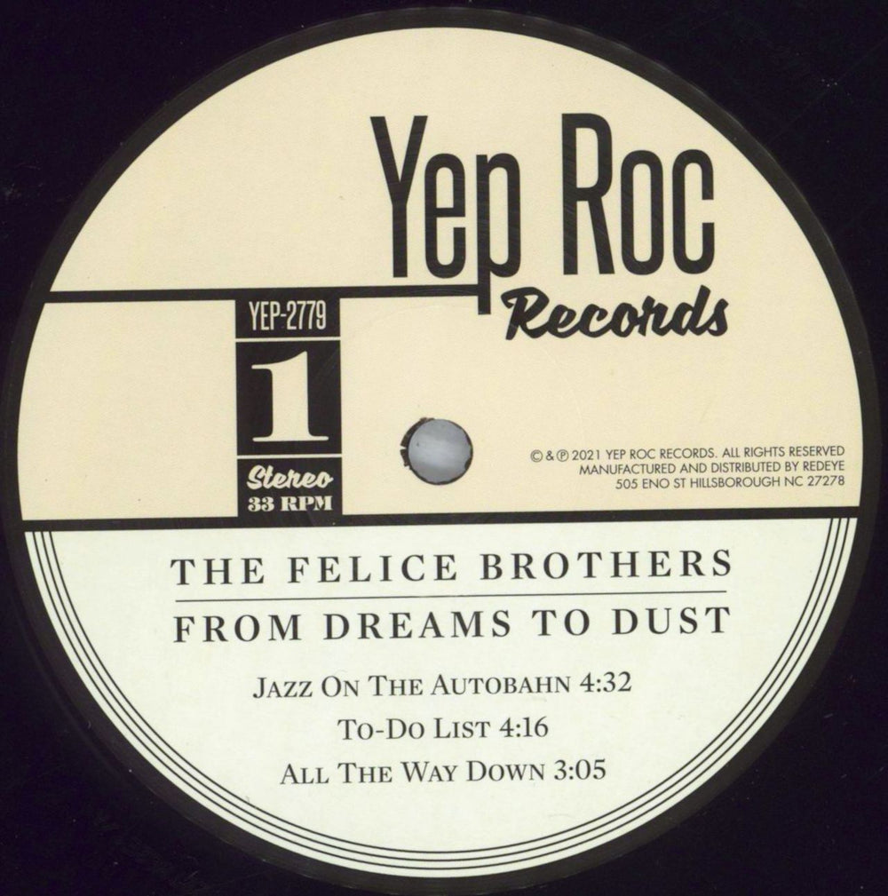 The Felice Brothers From Dreams To Dust - Hype-stickered - Shrink US 2-LP vinyl record set (Double LP Album) WVK2LFR827690