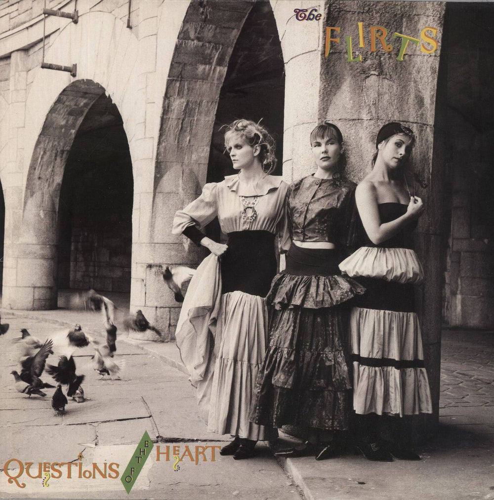 The Flirts Questions Of The Heart UK vinyl LP album (LP record) EPC4502791