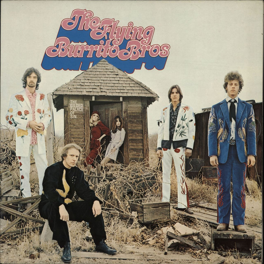 The Flying Burrito Brothers The Gilded Palace Of Sin UK vinyl LP album (LP record) ED191