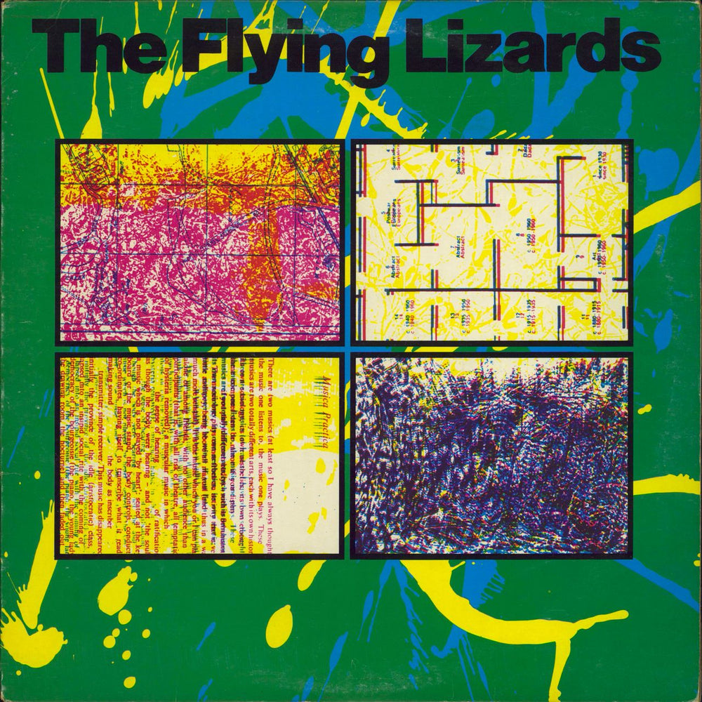 The Flying Lizards The Flying Lizards + Inner - EX UK vinyl LP album (LP record) V2150