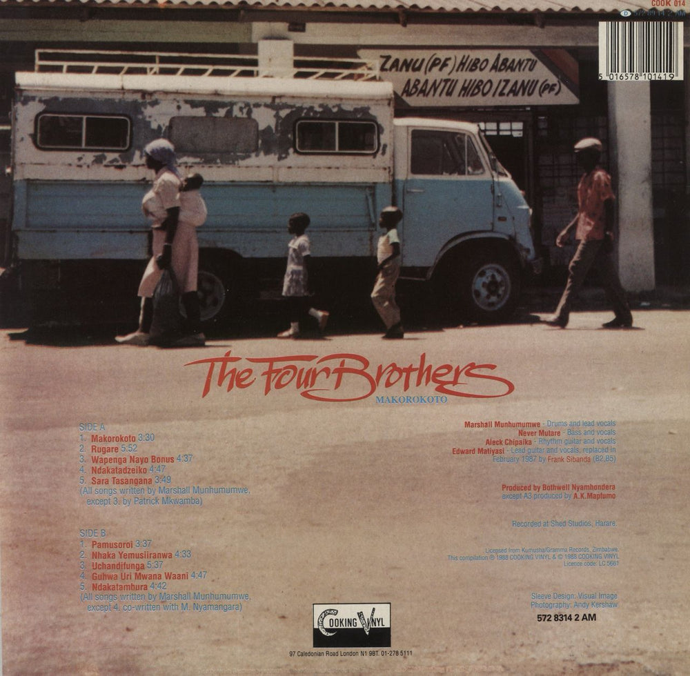 The Four Brothers Makorokoto UK vinyl LP album (LP record) 5016578101419