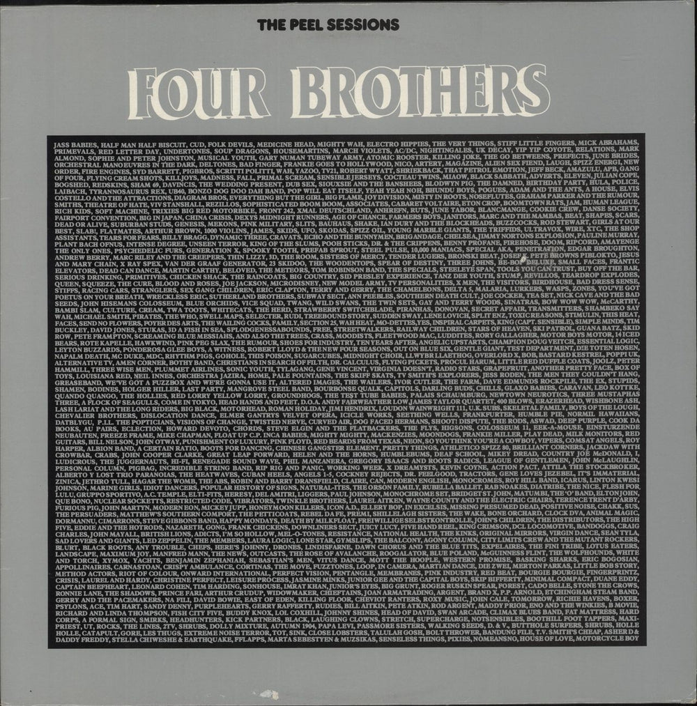 The Four Brothers The Peel Sessions - Red Vinyl UK 12" vinyl single (12 inch record / Maxi-single) SFPS070