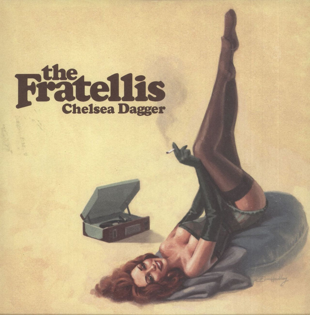 The Fratellis Chelsea Dagger - Cream Vinyl UK 8" vinyl single (8 inch record) FALLOUTLP2