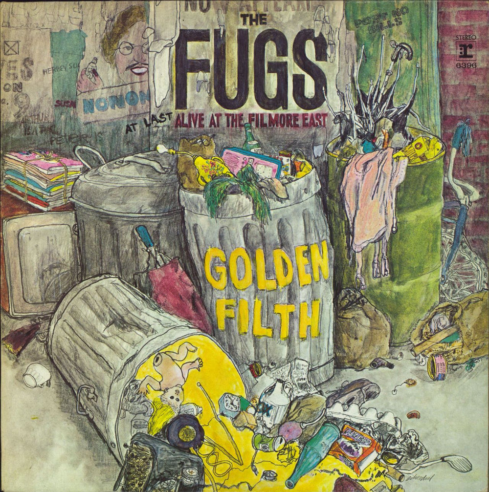 The Fugs Golden Filth US vinyl LP album (LP record) 6396