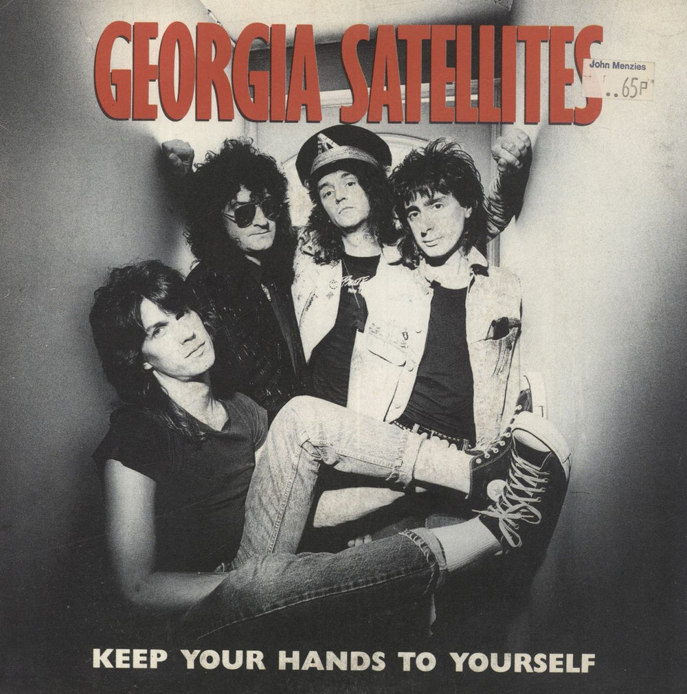 The Georgia Satellites Keep Your Hands To Yourself UK 7" vinyl single (7 inch record / 45) EKR50