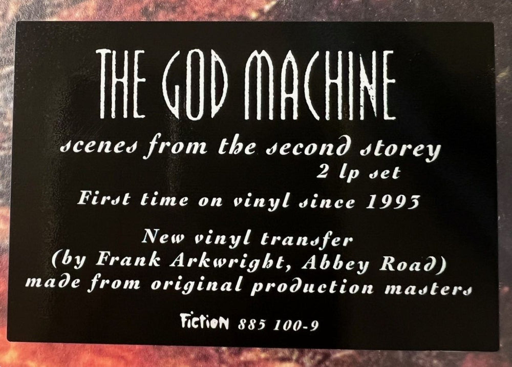 The God Machine Scenes From The Second Storey - Black Vinyl - Sealed UK 2-LP vinyl record set (Double LP Album) TGM2LSC856105