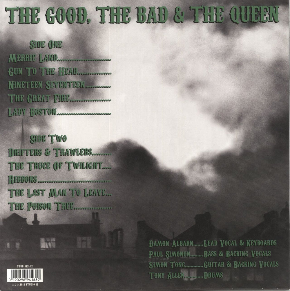 The Good, The Bad And The Queen Merrie Land - 180gram Green Vinyl UK vinyl LP album (LP record) 190296941689