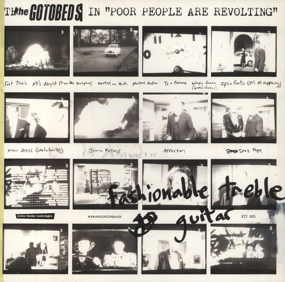 The Gotobeds Poor People Are Revolting German vinyl LP album (LP record)