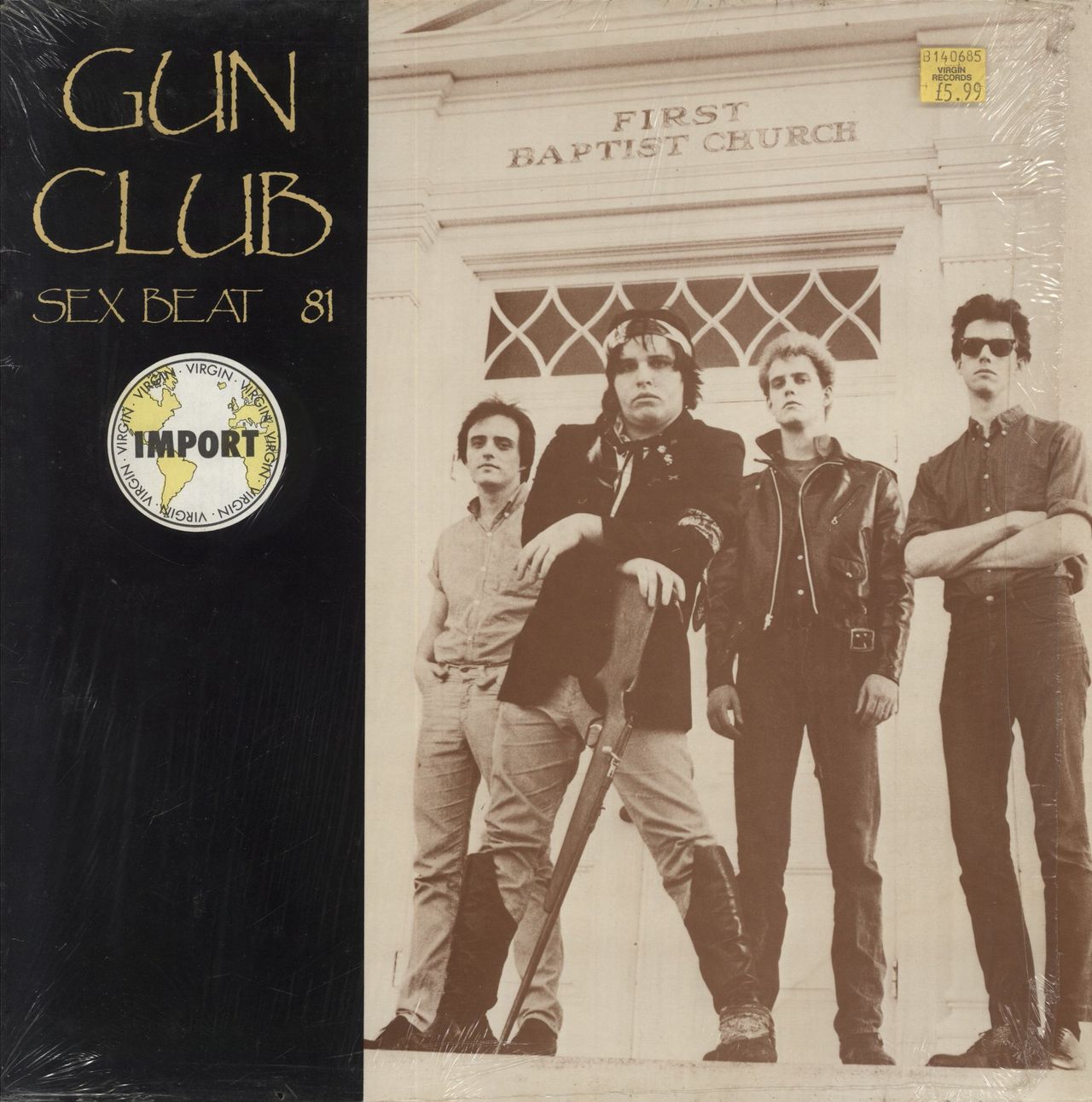 The Gun Club Sex Beat 81 French Vinyl LP