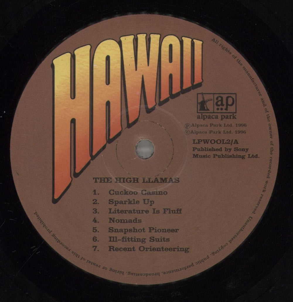 The High Llamas Hawaii UK 2-LP vinyl record set (Double LP Album) LLA2LHA657642