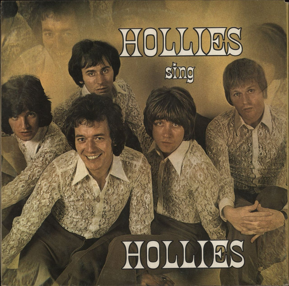 The Hollies Hollies Sing Hollies - 1st - VG UK vinyl LP album (LP record)