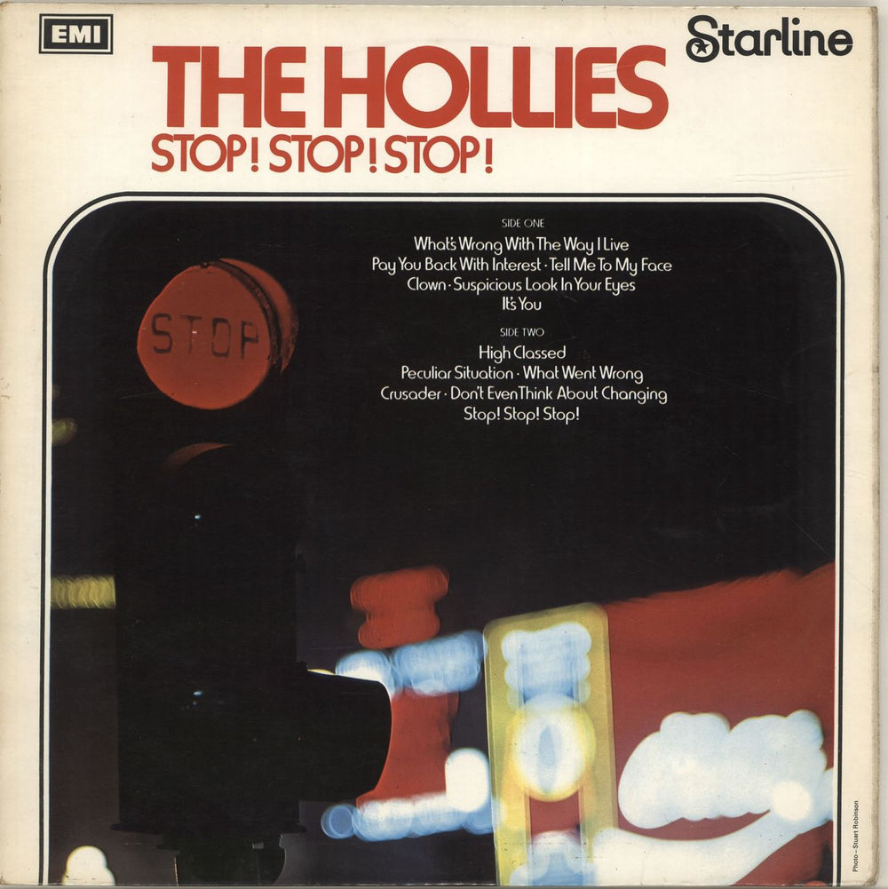 The Hollies Stop! Stop! Stop! UK vinyl LP album (LP record) SRS5088