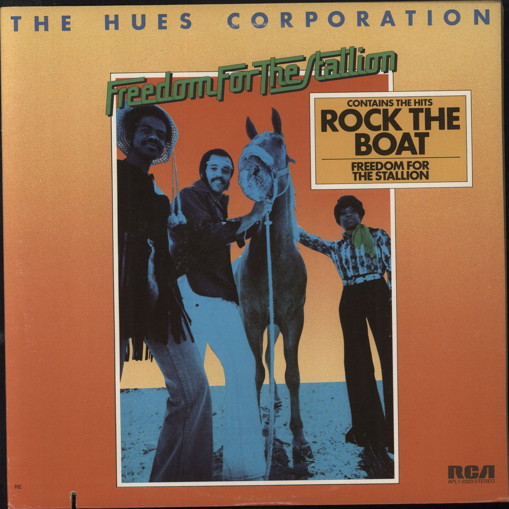 The Hues Corporation Freedom For The Stallion - Hollywood Pressing UK vinyl LP album (LP record) APL1-0323