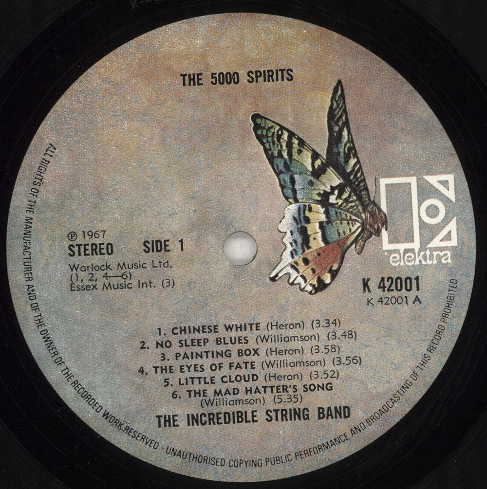 The Incredible String Band The 5000 Spirits Or The Layers Of The Onion UK vinyl LP album (LP record) ISTLPTH392215