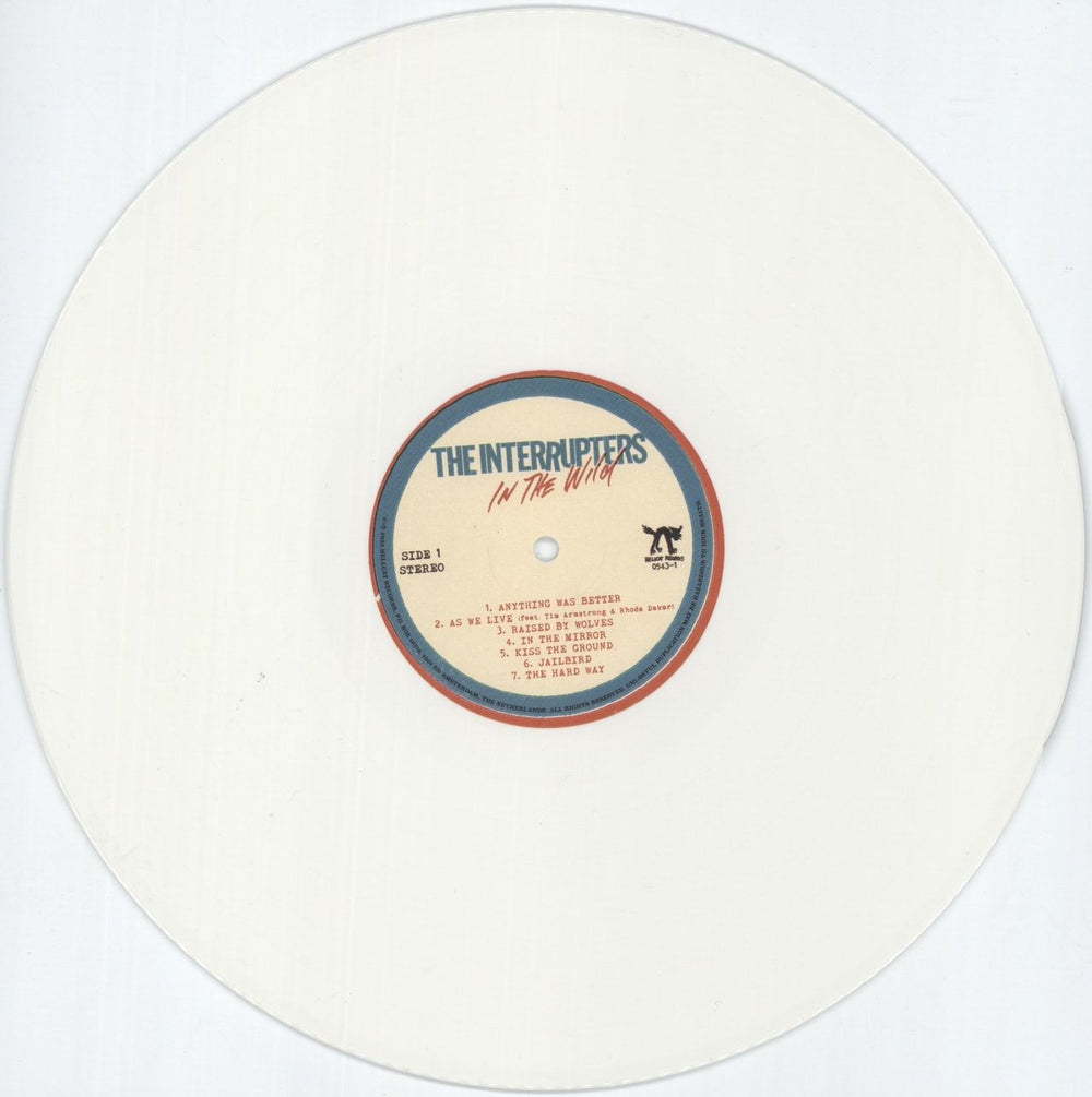 The Interrupters In The Wild - White Vinyl UK vinyl LP album (LP record) 9HNLPIN875563