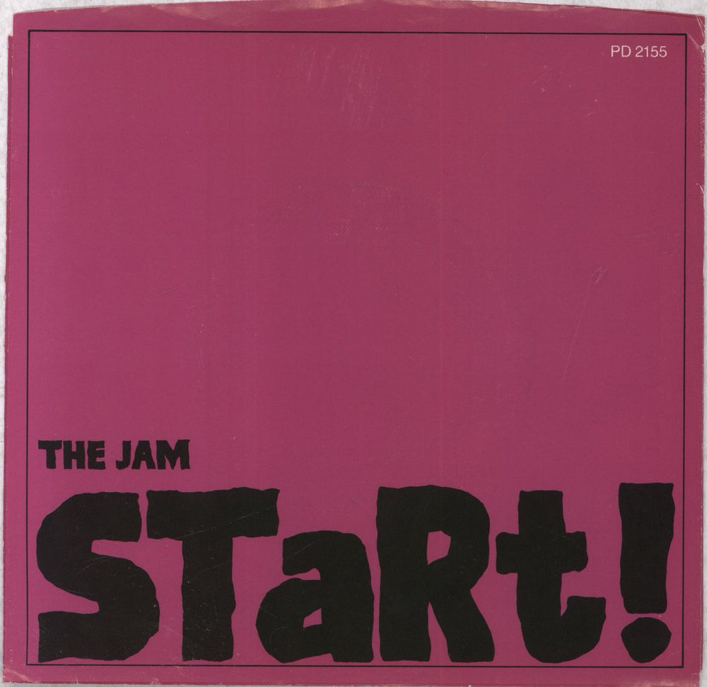 The Jam Start! + Sleeve US 7" vinyl single (7 inch record / 45) PD2155