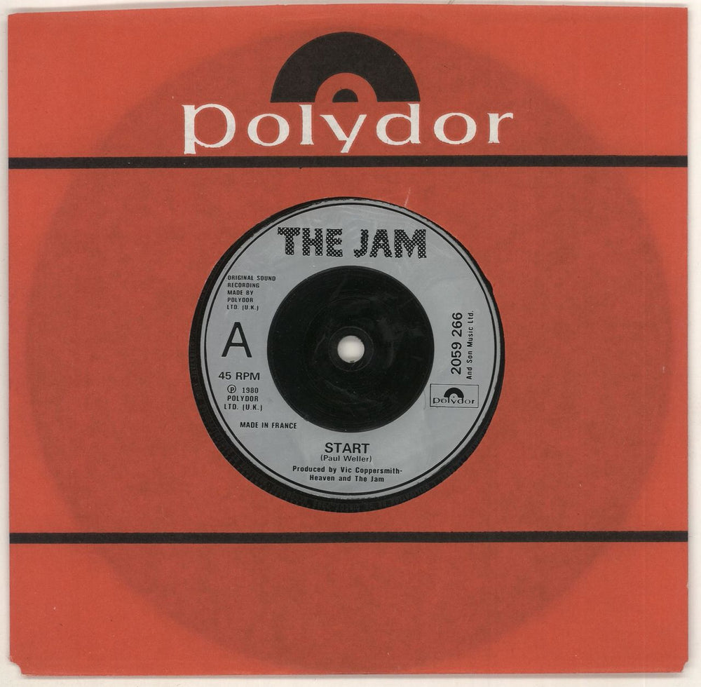 The Jam Start! UK 7" vinyl single (7 inch record / 45) 2059266