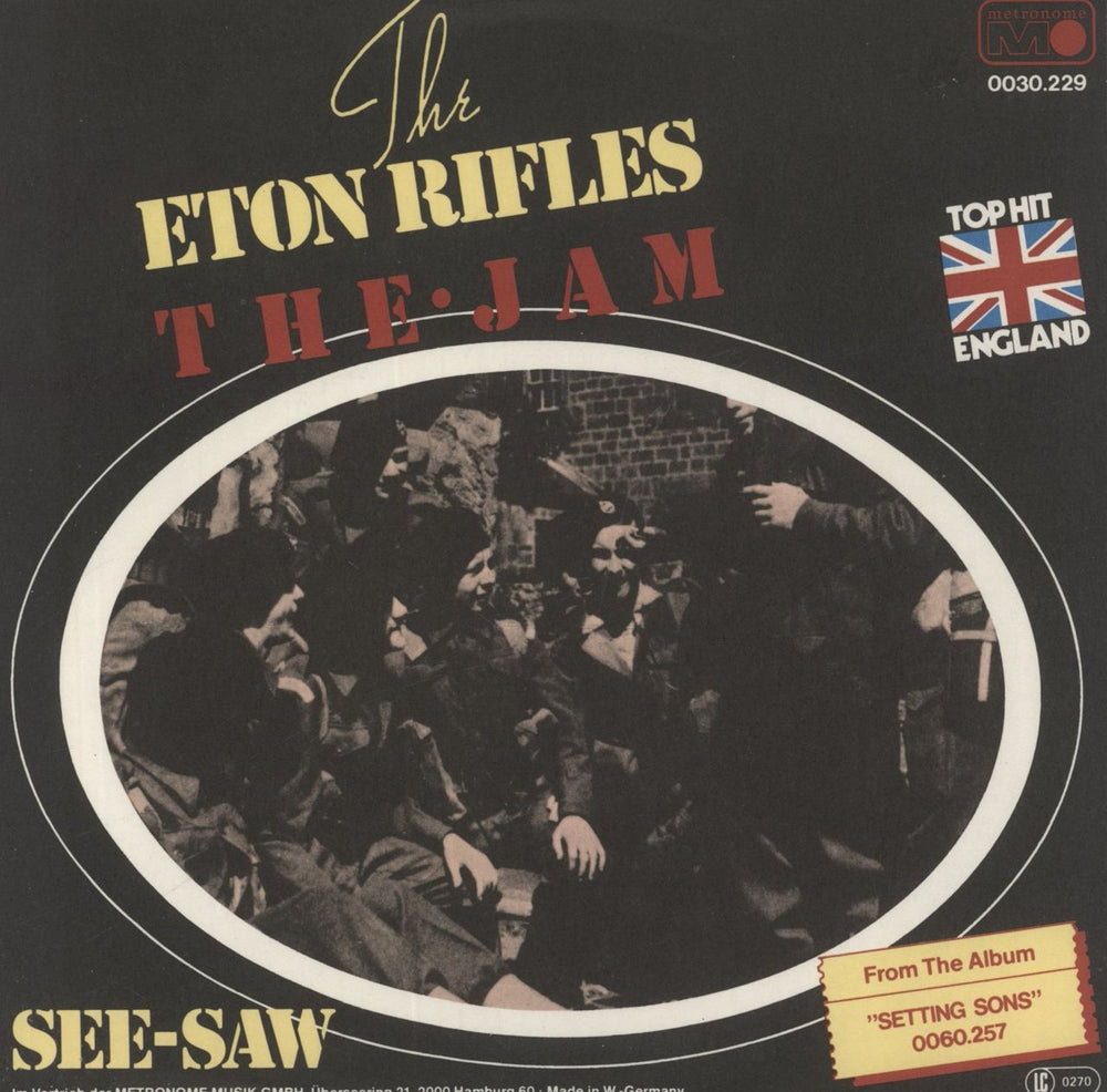 The Jam The Eton Rifles German 7" vinyl single (7 inch record / 45) 0030.229