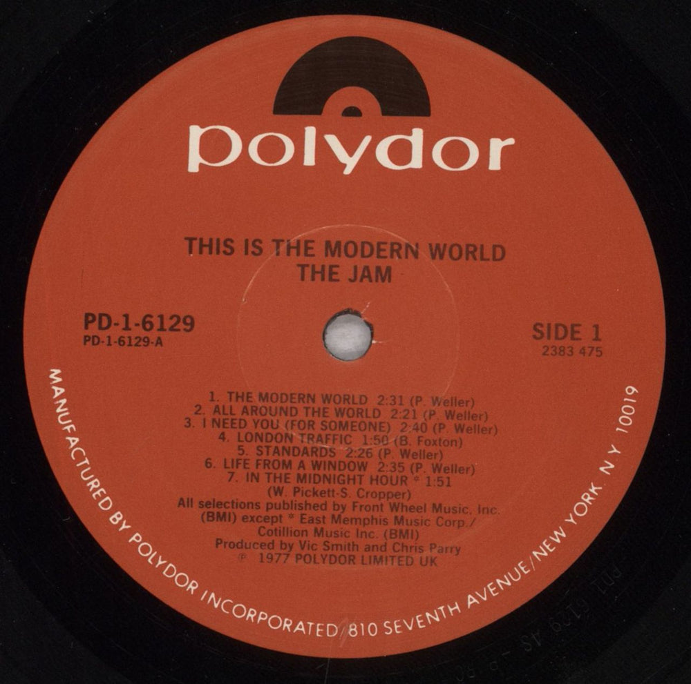 The Jam This Is The Modern World US vinyl LP album (LP record) JAMLPTH654523