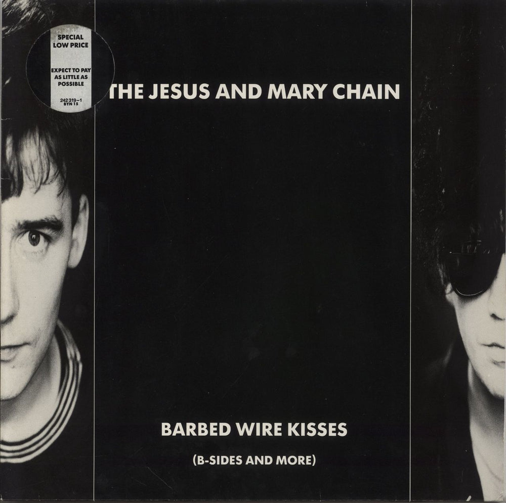 The Jesus & Mary Chain Barbed Wire Kisses - Stickered sleeve - EX UK vinyl LP album (LP record) BYN15