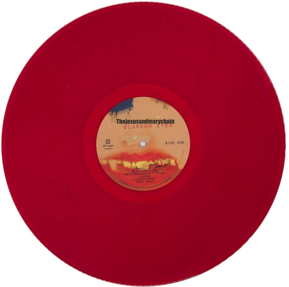 The Jesus & Mary Chain Glasgow Eyes - Red Vinyl US vinyl LP album (LP record) JMCLPGL855221