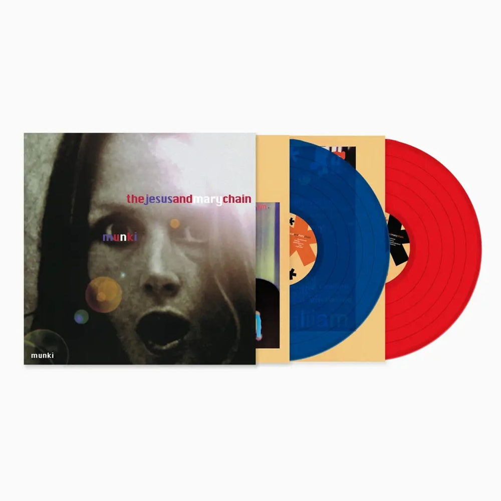 The Jesus & Mary Chain Munki - Blue & Red Vinyl Remaster - Indie Store Exclusive - Sealed UK 2-LP vinyl record set (Double LP Album) FC200V12IND