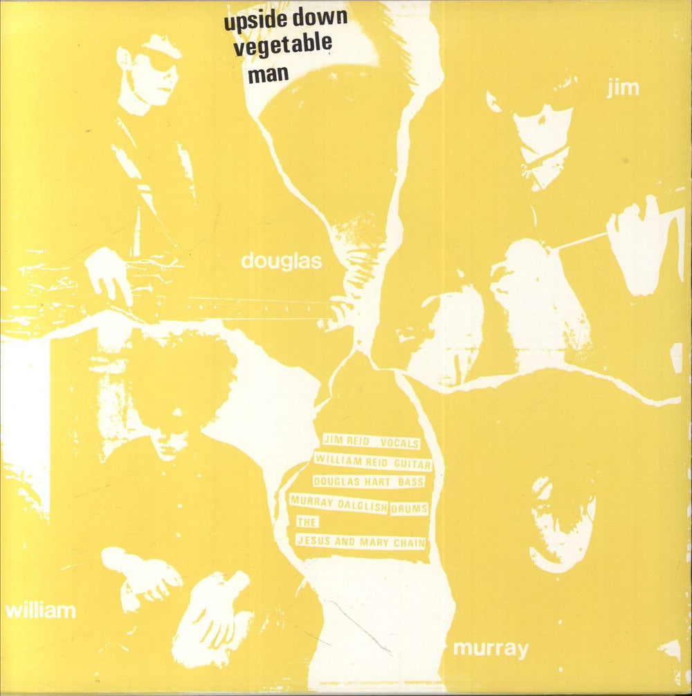 The Jesus & Mary Chain Upside Down - Yellow Sleeve + Insert UK 7" vinyl single (7 inch record / 45)