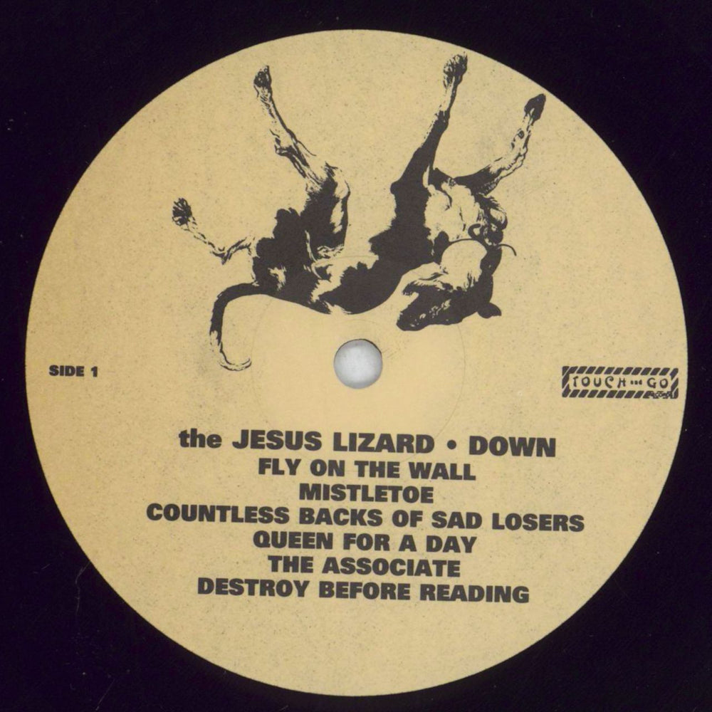 The Jesus Lizard Down + Postcards & Poster UK vinyl LP album (LP record) JLZLPDO828976