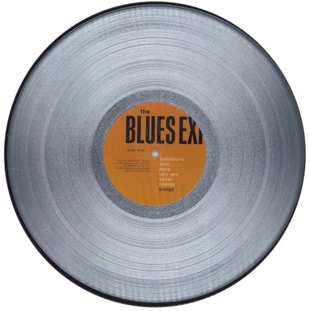 The Jon Spencer Blues Explosion Orange - EX US picture disc LP (vinyl picture disc album) JSPPDOR840788