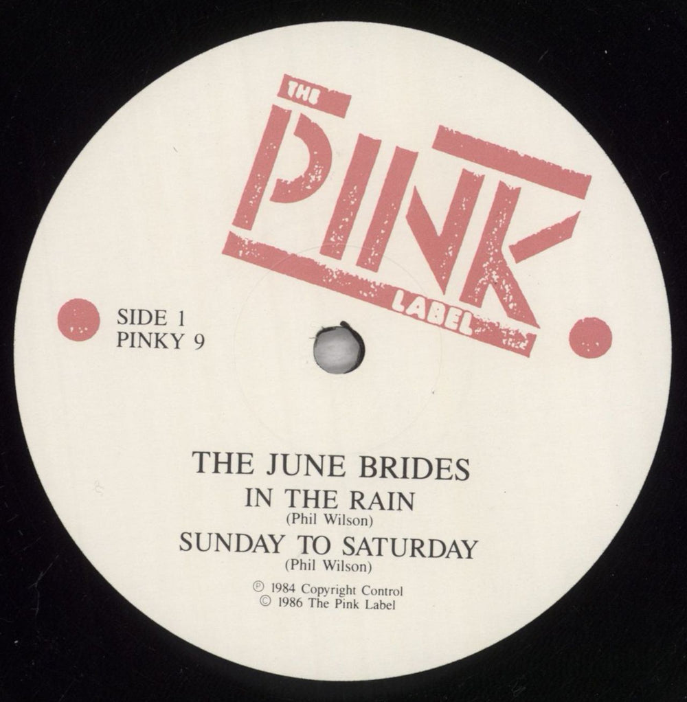 The June Brides In The Rain UK 12" vinyl single (12 inch record / Maxi-single) TJB12IN285229