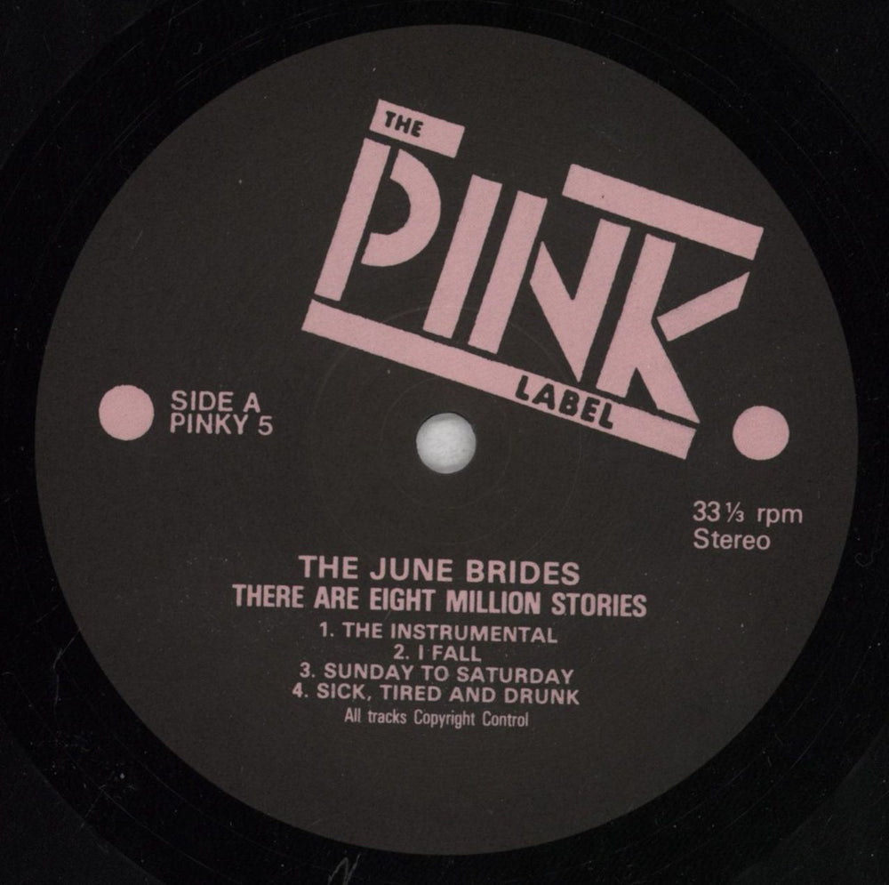 The June Brides There Are Eight Million Stories UK vinyl LP album (LP record) TJBLPTH81082