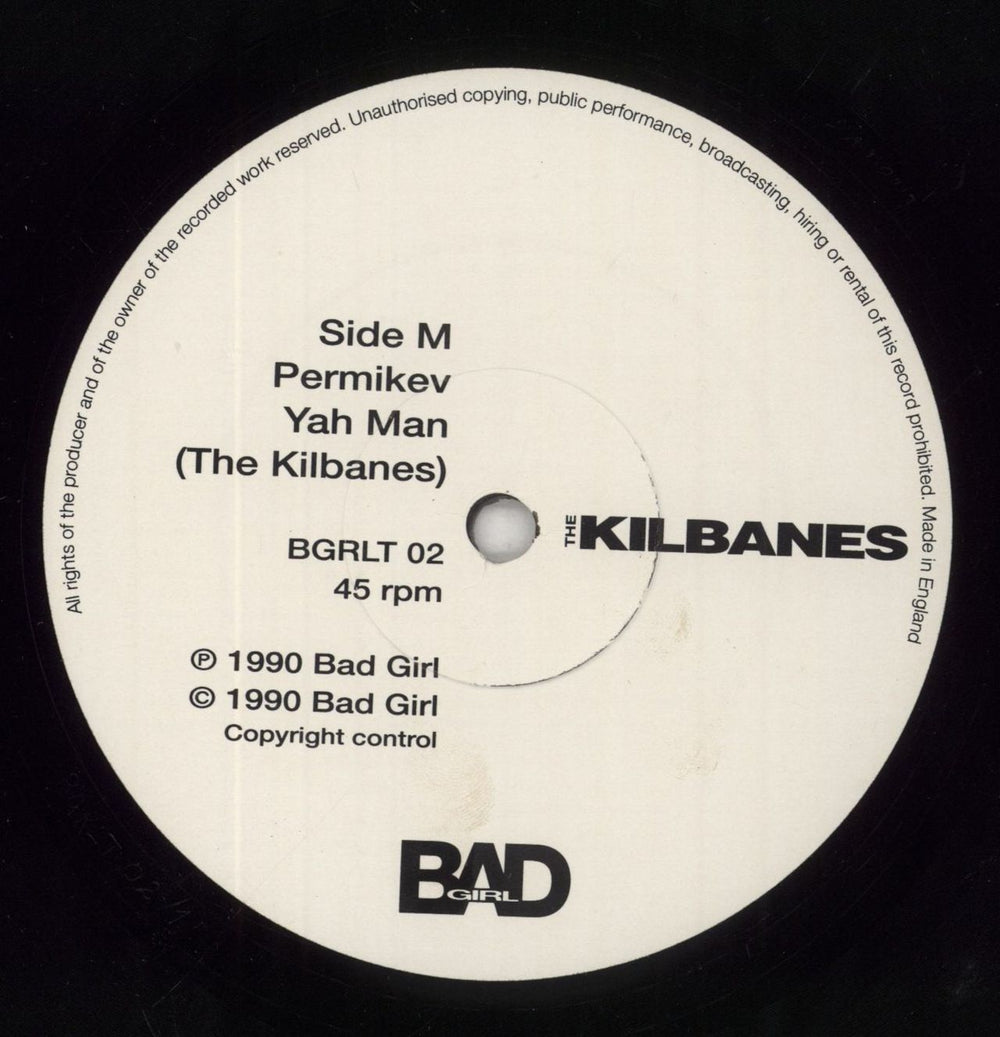 The Kilbanes Permikev UK 12" vinyl single (12 inch record / Maxi-single) 8OQ12PE855322