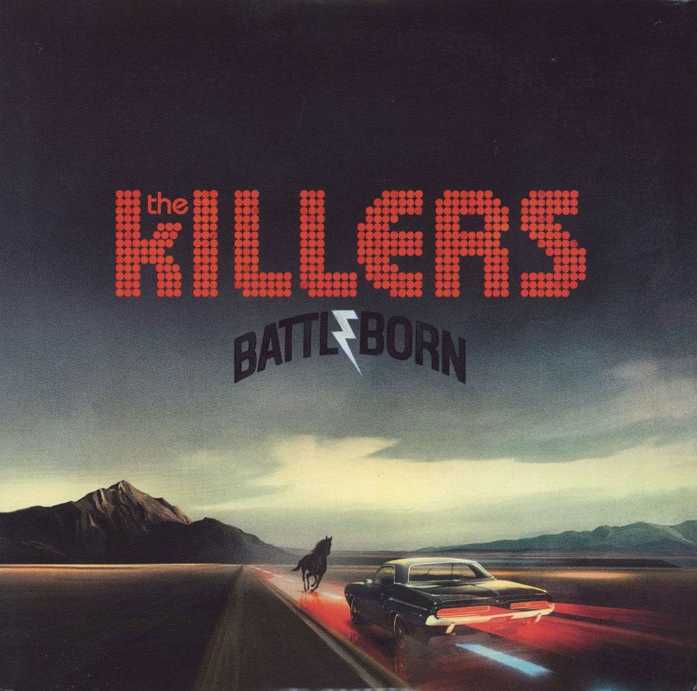 The Killers Battle Born - 180gm Red Vinyl US 2-LP vinyl record set (Double LP Album) B0017296-01