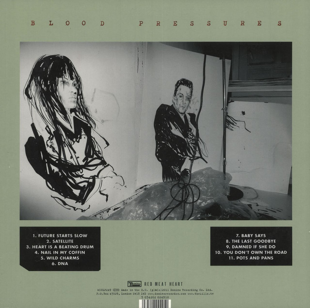 The Kills Blood Pressures - 180gm Vinyl UK vinyl LP album (LP record) 5034202024910