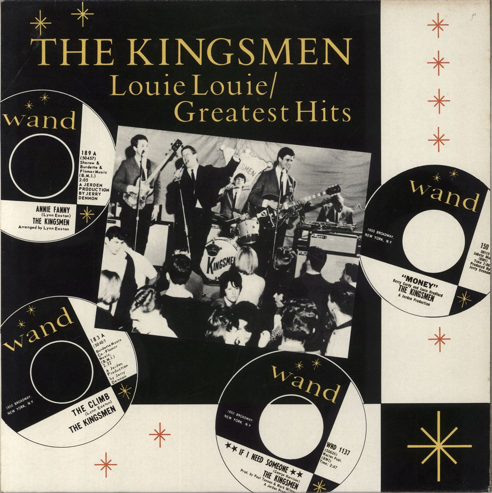 The Kingsmen Louie Louie / Greatest Hits UK vinyl LP album (LP record) LIK6