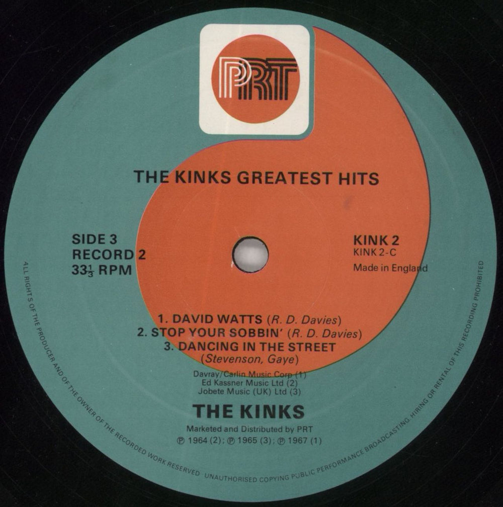 The Kinks Greatest Hits + 6 Mod Anthems 10" UK vinyl LP album (LP record)