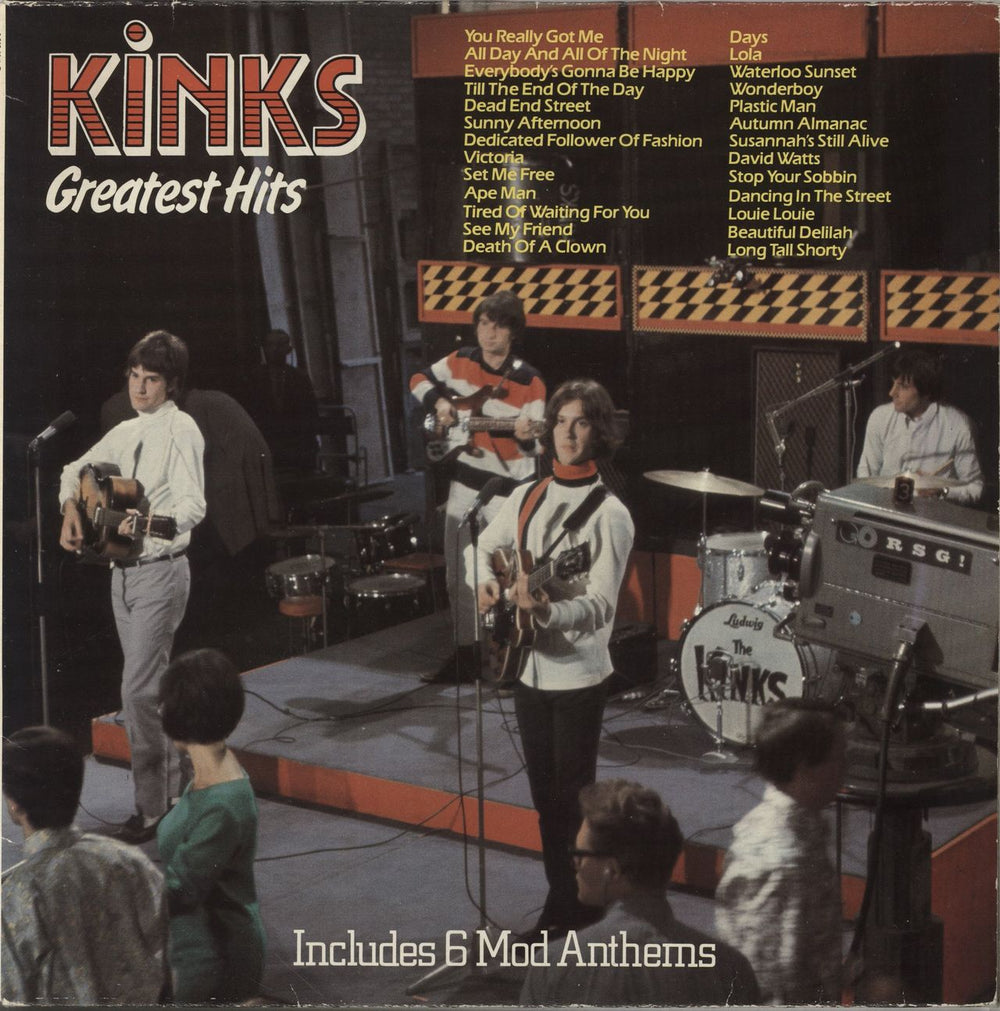 The Kinks Greatest Hits + 6 Mod Anthems 10" UK vinyl LP album (LP record) KINK2