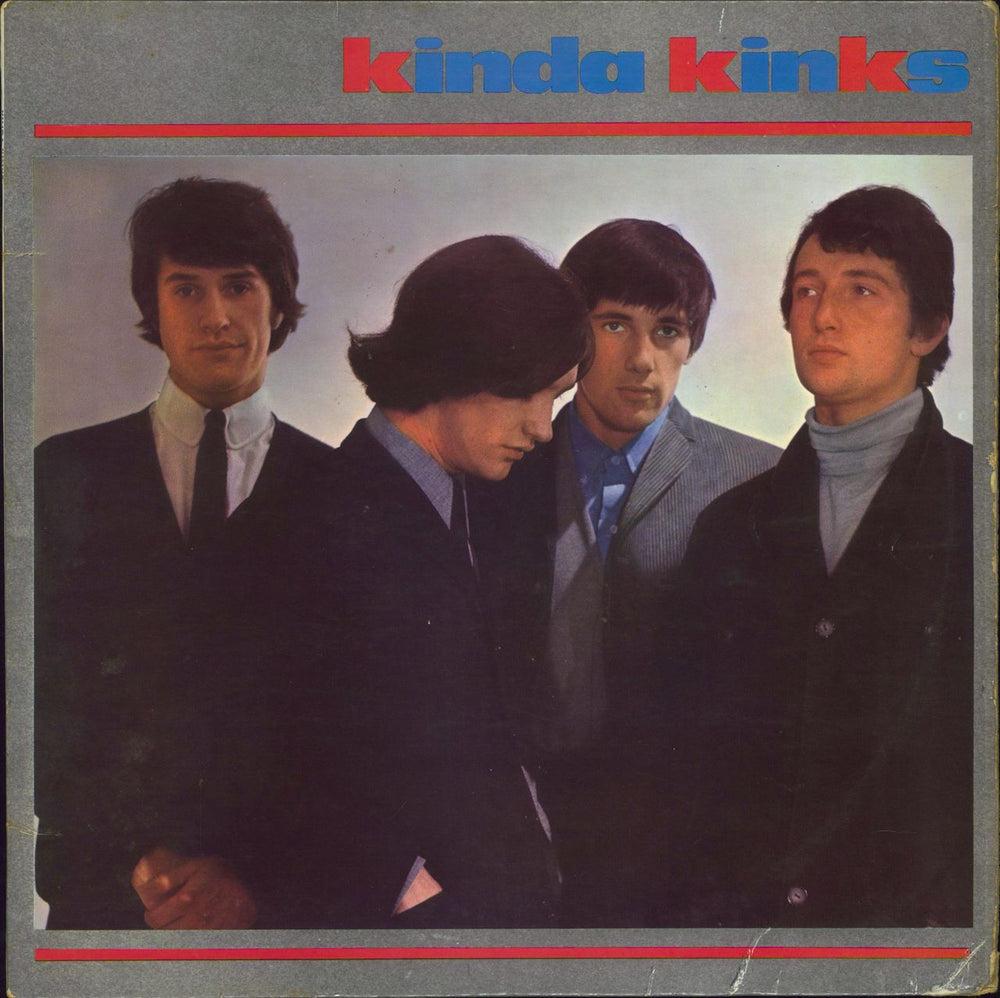 The Kinks Kinda Kinks - VG UK vinyl LP album (LP record) NPL18112