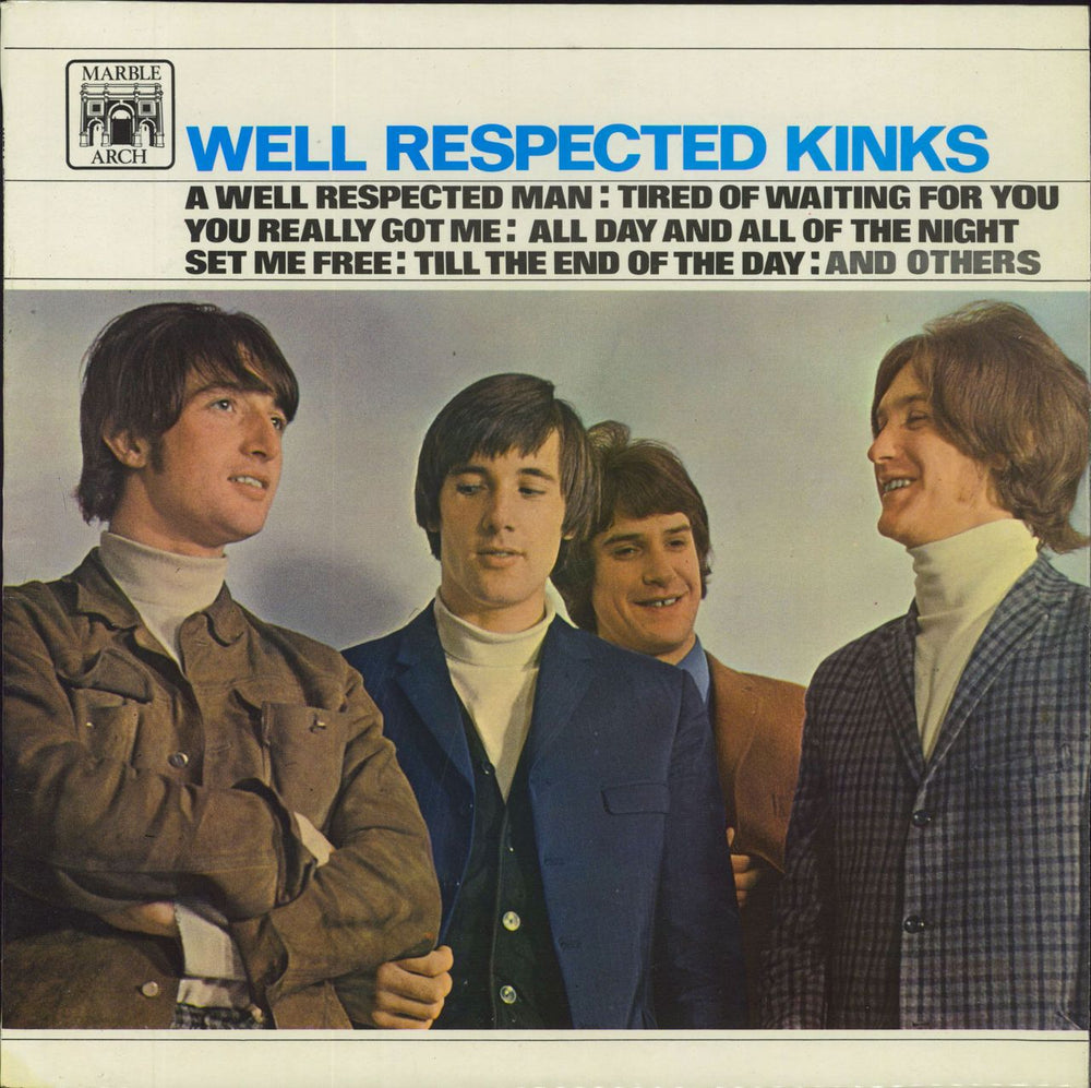 The Kinks Well Respected Kinks UK vinyl LP album (LP record) MAL612