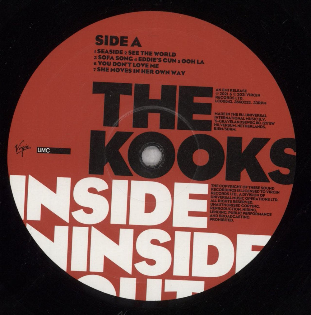 The Kooks Inside In / Inside Out - 180gm UK 2-LP vinyl record set (Double LP Album) OKS2LIN843239